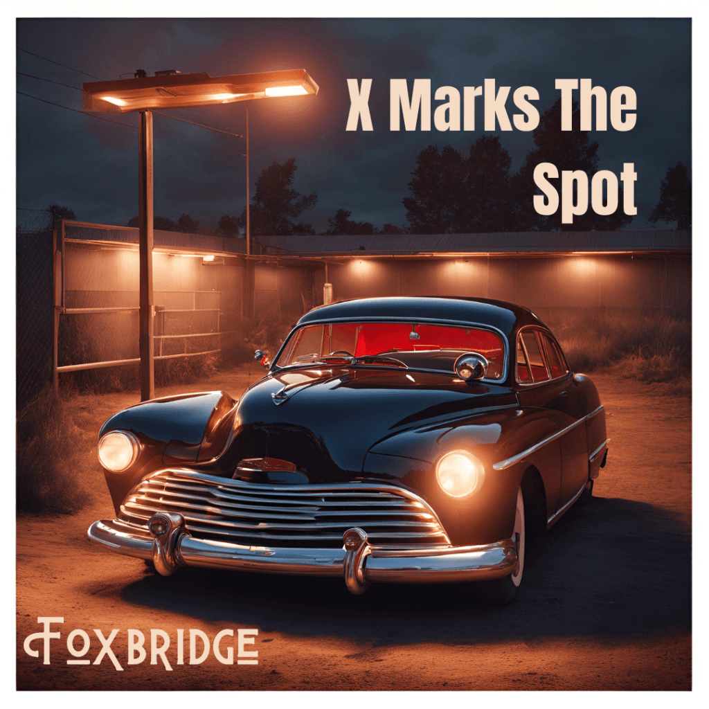 'X Marks The Spot' Single Cover Art - Foxbridge | Acoustic Folk-Pop Duet